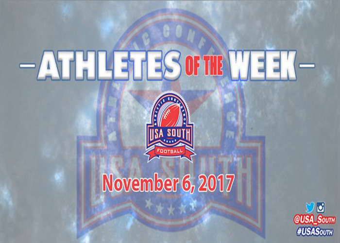 Thomas and Tarver earn USA South Athlete of the Week honors