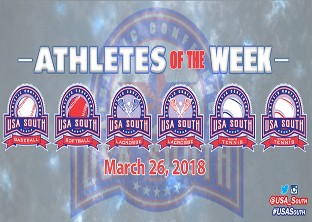 Trio of Hawks named USA South Athletes of the Week