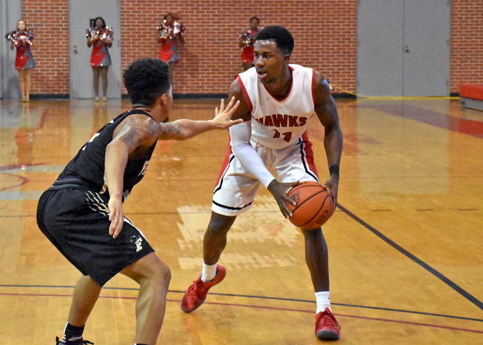 Andre Ashley had 13 points, seven rebounds and four assists in Saturday's 75-72 loss to Covenant. (Photo by Wesley Lyle)