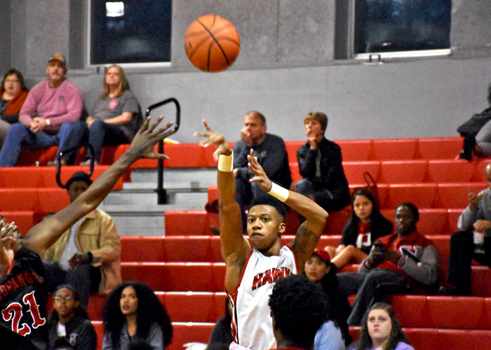 Charvez' Hobson finished with 11 points and five rebounds in Wednesday's loss to LaGrange. (Photo by Wesley Lyle)