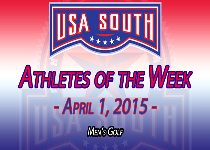 Anderson named USA South Rookie Golfer of the Week
