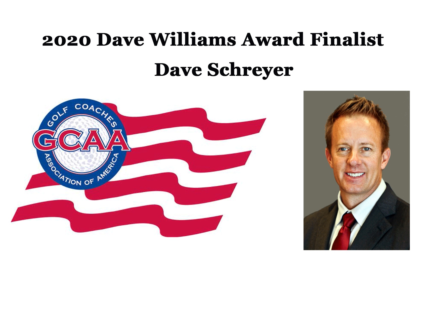 Schreyer announced as finalist for Dave Williams Award