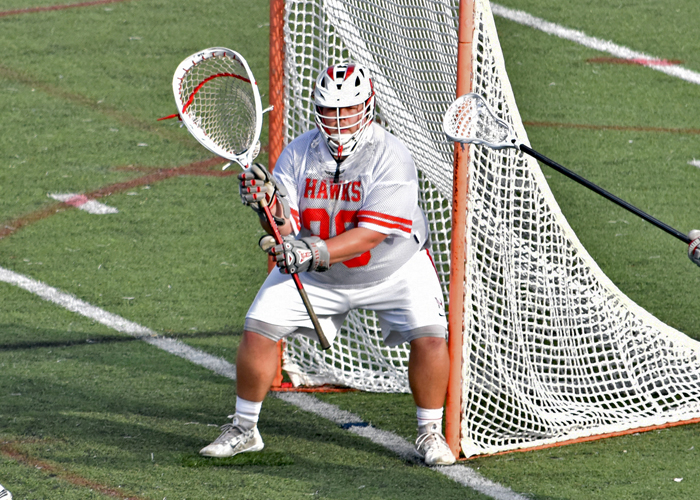 Matt Murphy had 14 saves, six goals allowed and five ground balls in Saturday's win over Brevard. With his first save of the game, Murphy broke the Hawks' single-season saves record.
