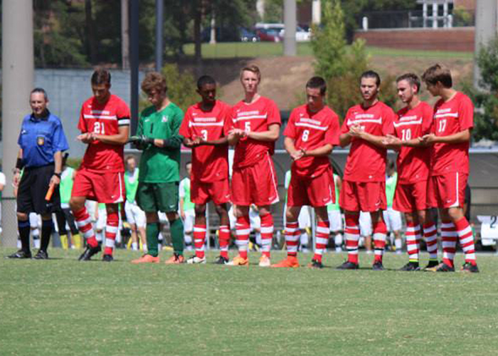 The Huntingdon men's soccer team fell 3-0 in its home opener against Louisiana College on Friday.