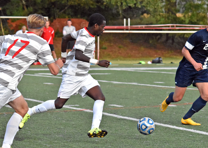 Nick Stinson had one assist in Tuesday's 3-1 loss to Berry College.