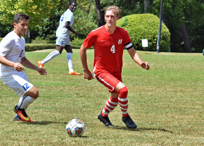 Brendon Van Emelen scored two goals in Sunday's loss to Greensboro. Van Emelen's second goal was his 12th of the season and set the Hawks' NCAA-era record for goals in a season.