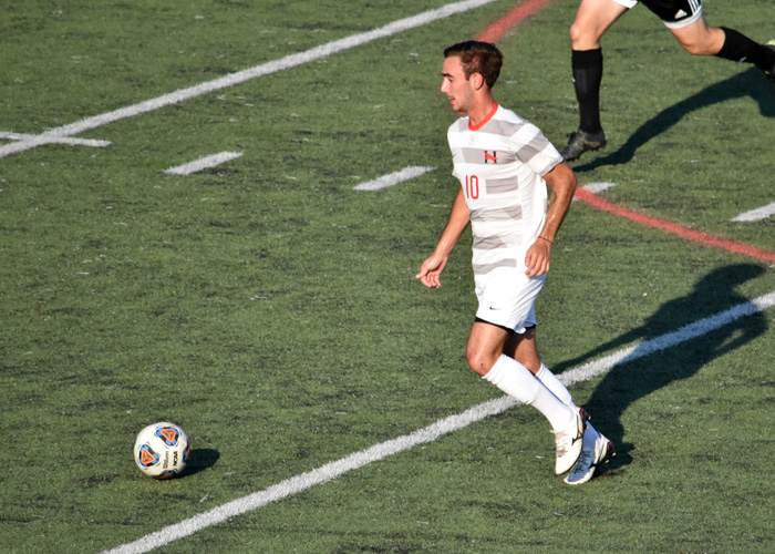 Bo Jenkins had an assist and one shot on goal in Saturday's loss to Maryville. (Photo by Wesley Lyle)