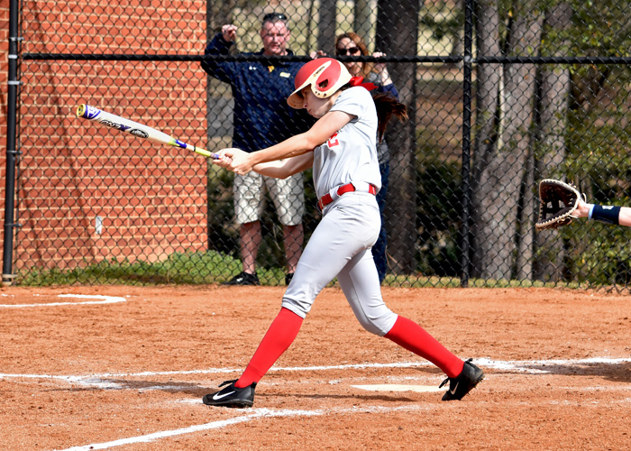 Lindsey Selph had two hits, an RBI and a run in Thursday's loss to Averett in the USA South Athletic Conference Tournament.