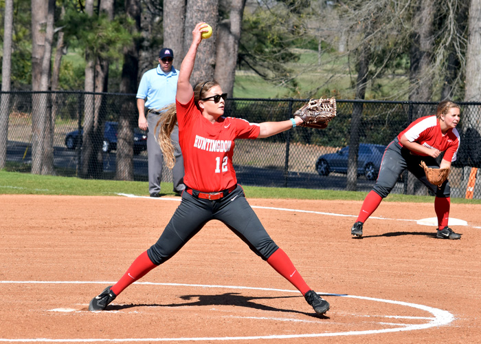 Raina Lanier had eight strikeouts in a complete-game win against LaGrange College on Wednesdsay. Lanier leads the USA South with 84 strikeouts this season. (Photo by Wesley Lyle)