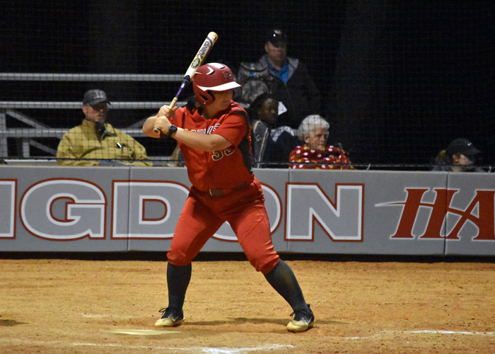 Freshman Caitlyn Caffee was 5-for-6 with five RBIs and a run in Sunday's sweep of Wesleyan.