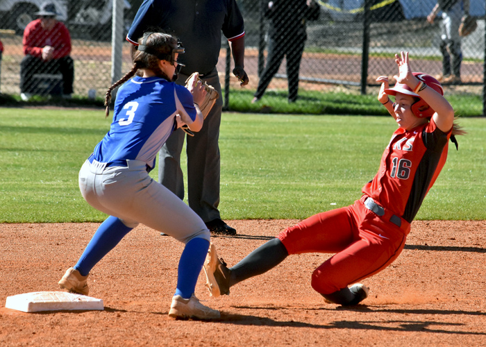 Kaci Cochran had five RBIs in Game 1 of Friday's doubleheader at Agnes Scott.