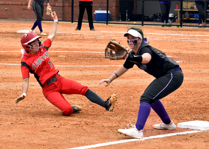 Rayne Ellis was 3-for-4 with a run in Game 1 against Millsaps on Tuesday.