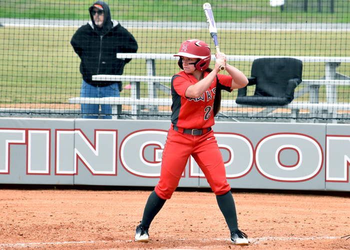 Alyssa Singleterry was 4-for-7 with three runs, an RBI and two stolen bases in Sunday's doubleheader against Piedmont.