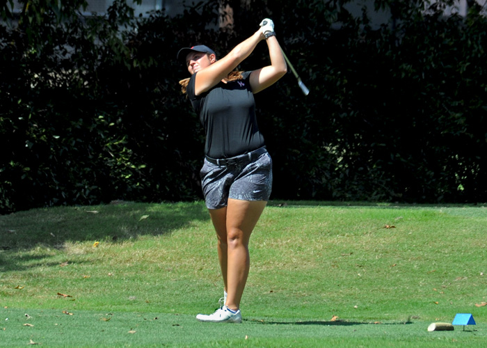 Lady Hawks in 7th after Rd. 1 of Callaway Gardens Invitational