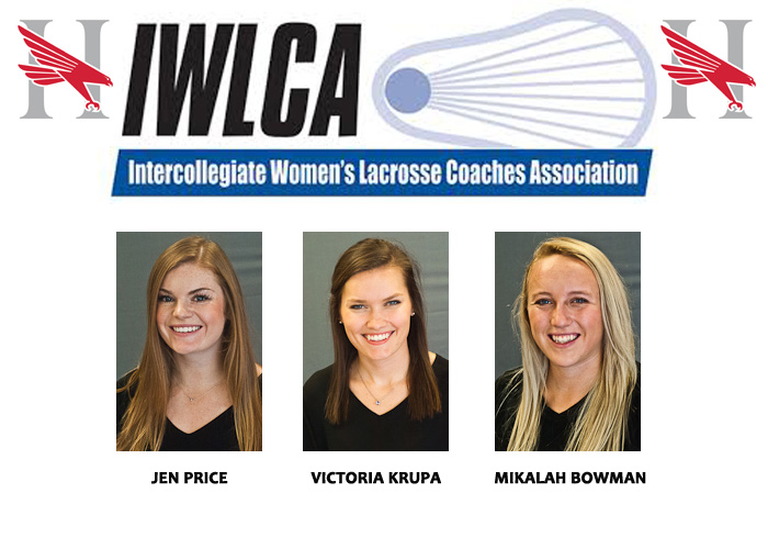 Price, Krupa and Bowman named to the IWLCA Academic Honor Roll