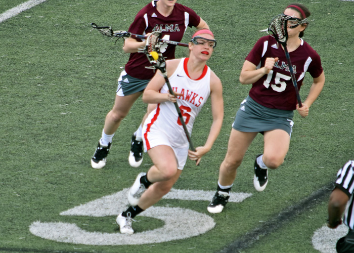 Jen Price had three goals and an assist in Sunday's loss to Greensboro.