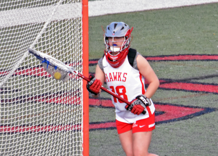 Freshman goalie Katie Bianco recorded six saves and allowed five goals in Saturday's 9-5 win over Ferrum.