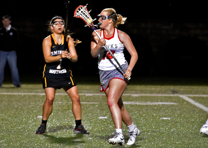 Freshman Sarah Brooks scored three goals in Sunday's 15-6 win over Millsaps. (Photo by Wesley Lyle)