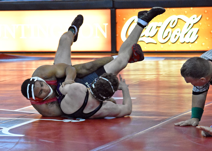Junior DeAndre Beck placed fifth in the Star City Open on Saturday. (Photo by Wesley Lyle)