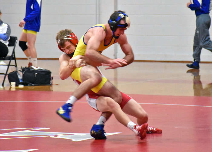 Beck leads the Hawks in Huntingdon College Duals