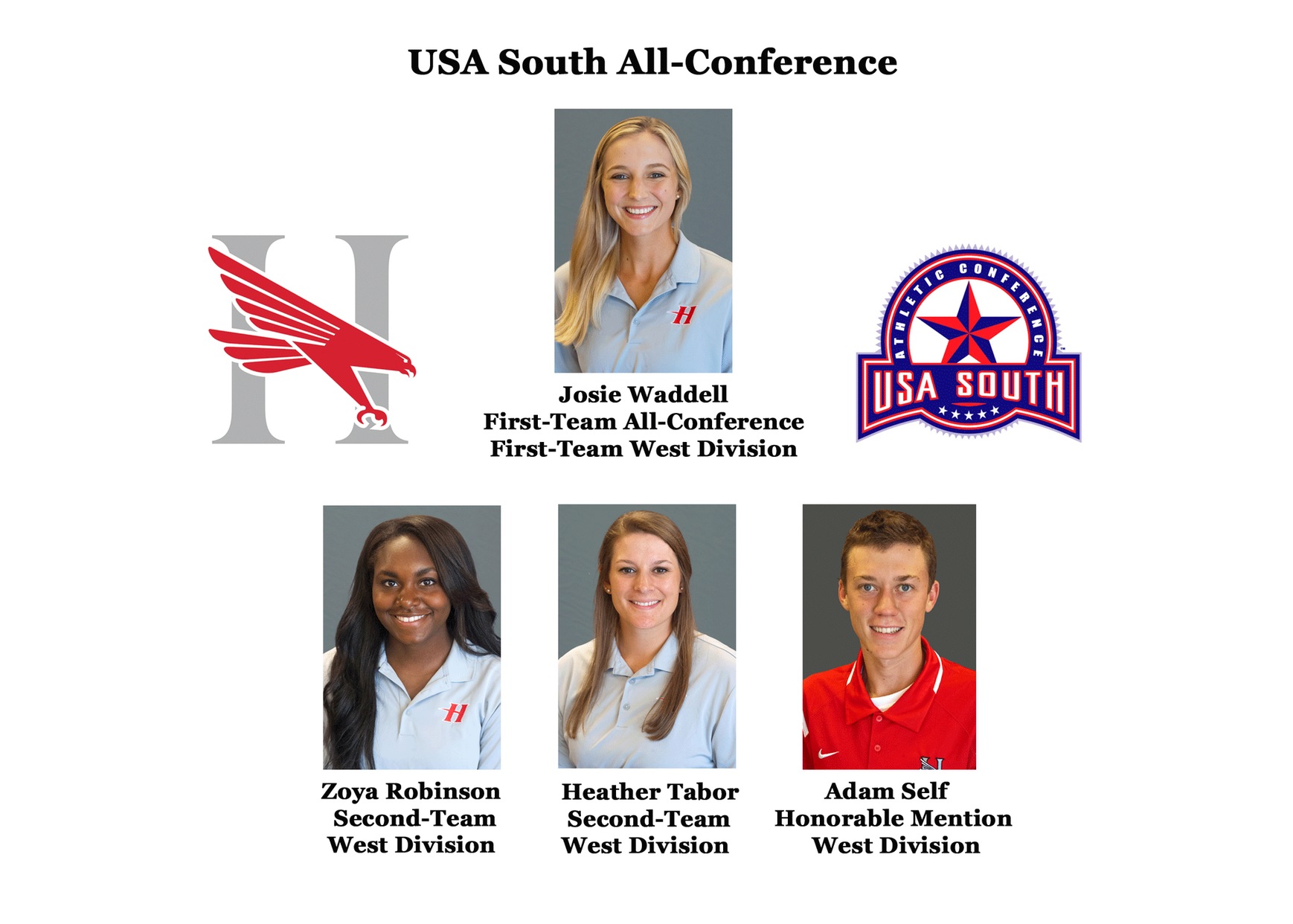 Waddell leads All-Conference tennis selections for Huntingdon