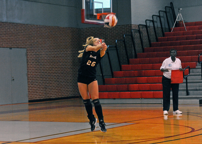 Lauren Condon had nine digs in Monday's loss to Pensacola Christian.