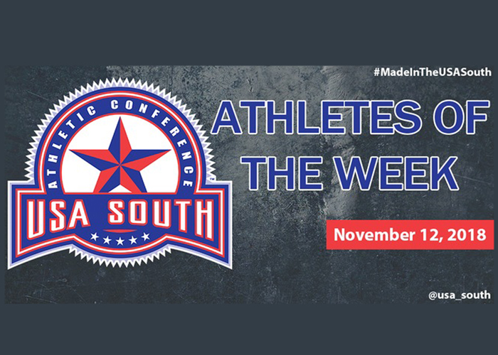 Thomas picks up second USA South Athlete of the Week honor
