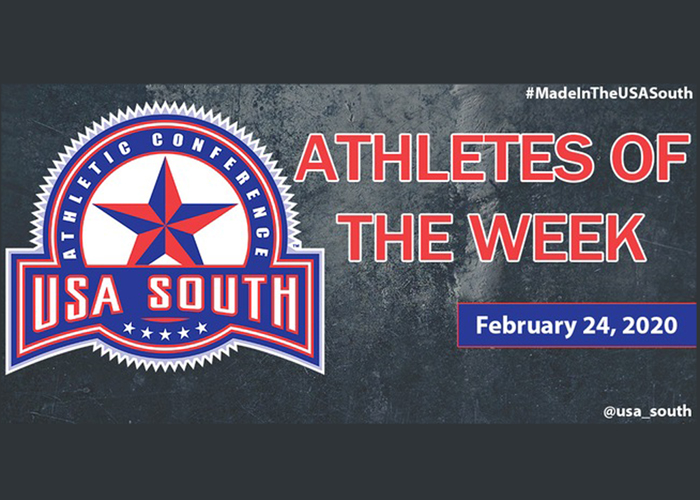 Hunt recognized as USA South Athlete of the Week