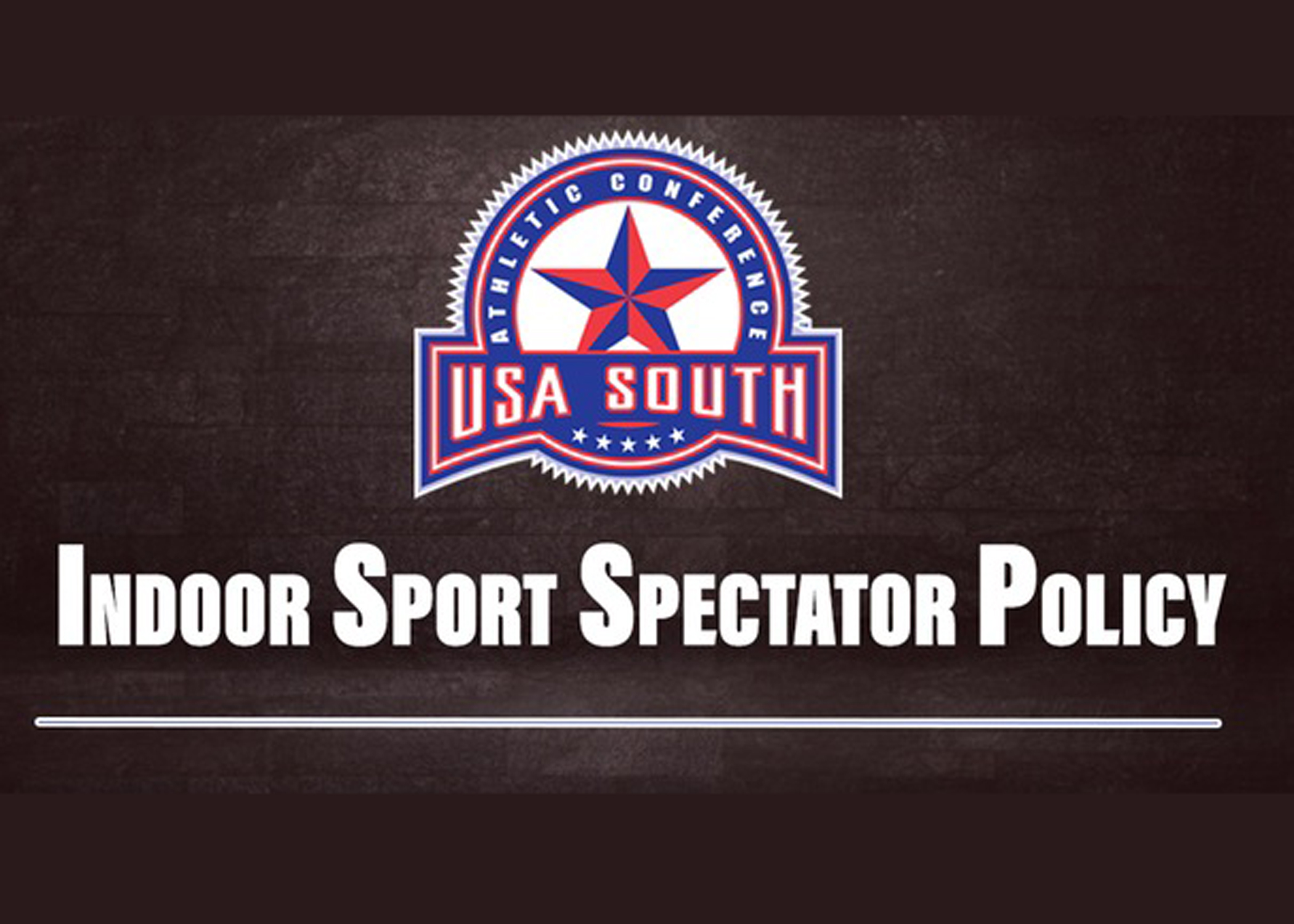 USA South Indoor Spectator Policy Announcement