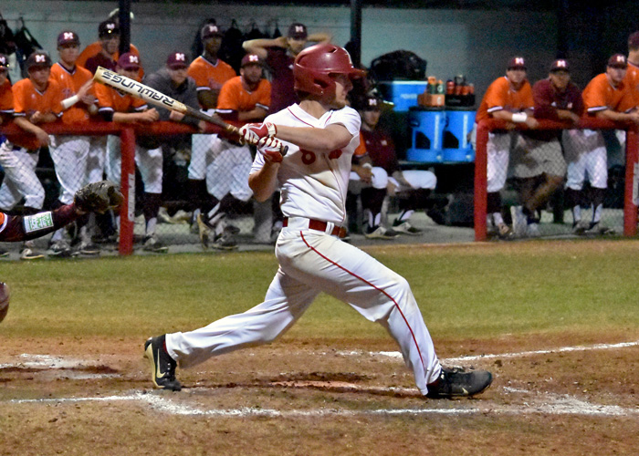 Joseph Calvert was 3-for-5 and scored one run in Friday's loss at Covenant. (Photo by Wesley Lyle)