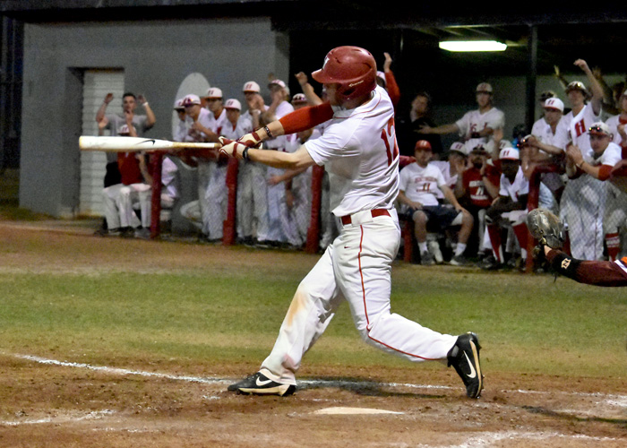 Will Cosby was 3-for-7 with five runs and an RBI in Saturday's doubleheader at Covenant. (Photo by Wesley Lyle)