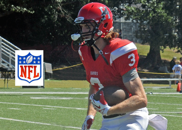 Former Huntingdon receiver Taylor Belsterling has been invited to NFL rookie mini-camps by the New York Giants and New Orleans Saints.