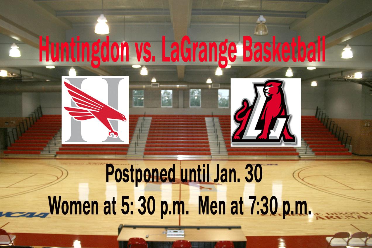Wednesday’s Huntingdon-LaGrange basketball games postponed