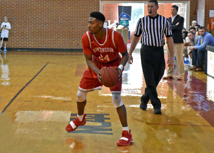 Kyante Pines had 16 points and nine rebounds in Friday night's 73-72 loss to Covenant.