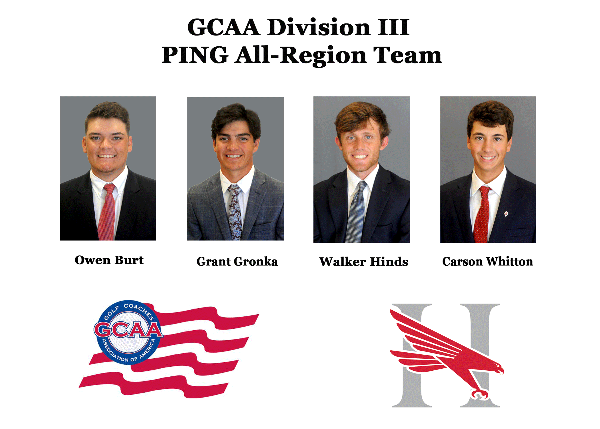 Four Hawks named GCAA All-Region