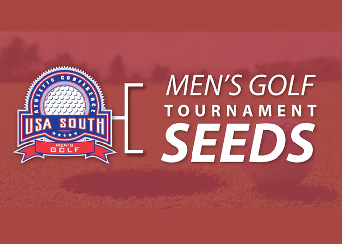 Seeding set for USA South Men’s Golf Tournament