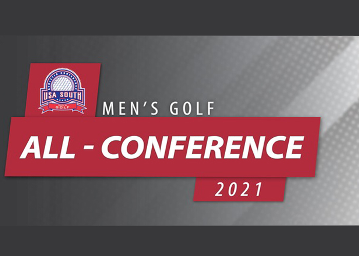 Burt, Hinds and Meilunas named to USA South All-Conference men’s golf team