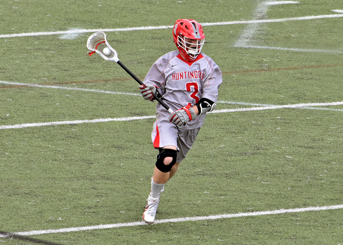 Miles Stading scored three goals in Wednesday's 15-9 win over Randolph College.