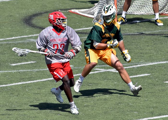 Kendrick Ballard scored three goals, including the game-winning goal with 41 seconds left, in a 7-6 win over Methodist.