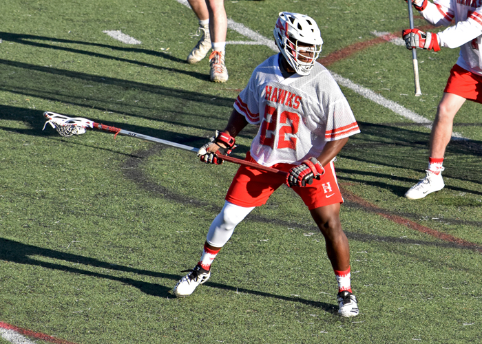 Raymond Edwards had two caused turnovers and six ground balls in Wednesday's win over Oglethorpe.