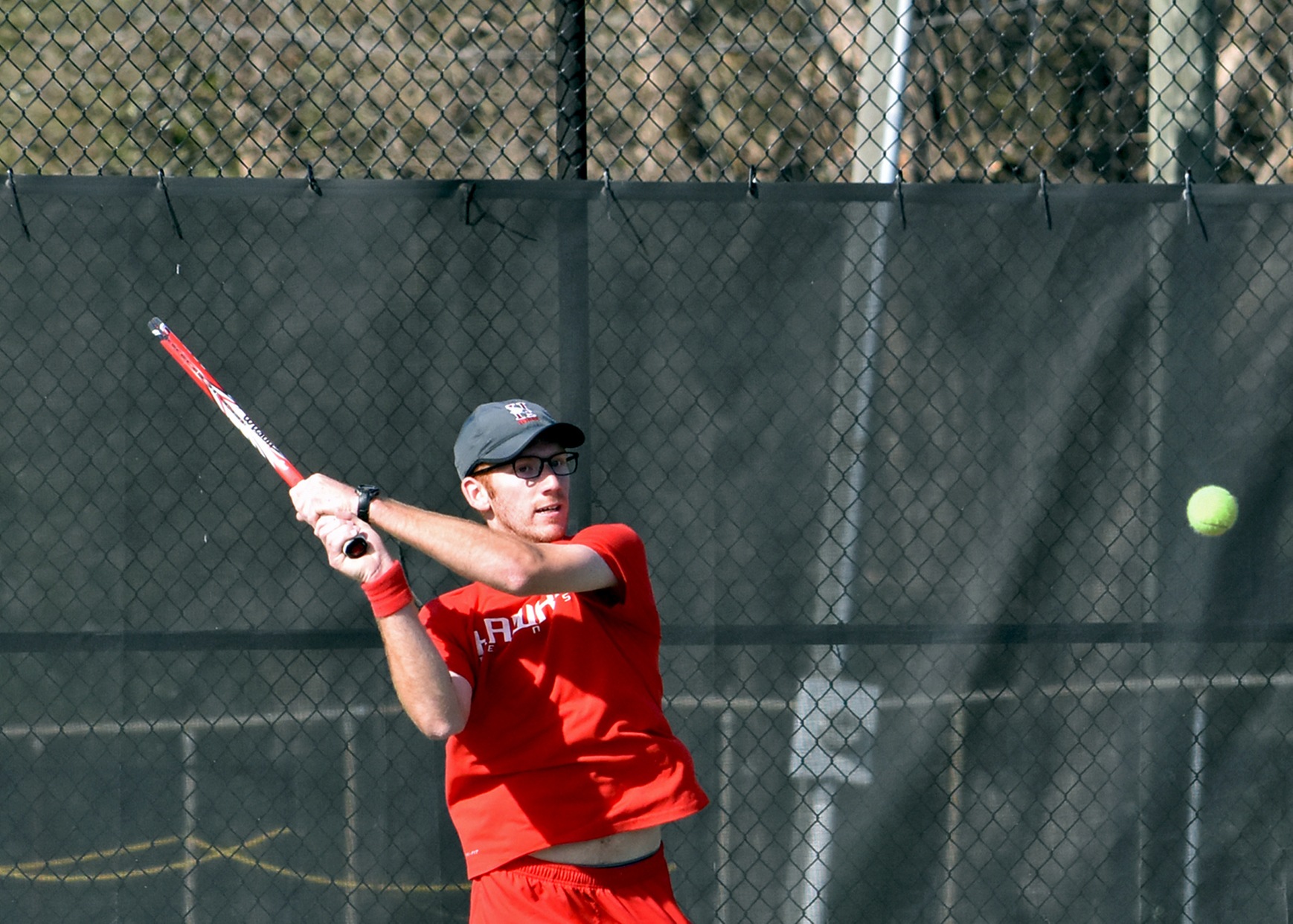 Bailey Burns won 6-4, 6-3 at No. 1 singles and teamed with John Jones to win 8-6 at No. 1 doubles on Saturday against Tuskegee.