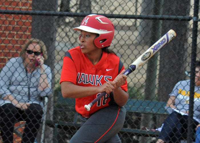Senior Ashley Johnson had two hits, two RBIs and a run in Saturday's sweep of Greensboro. (Photo by Wesley Lyle)