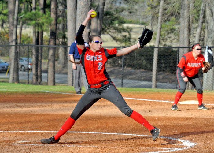 Lindsey Selph pitched a complete-game three-hitter in a 3-1 win over North Carolina Wesleyan on Friday. (Photo by Wesley Lyle)