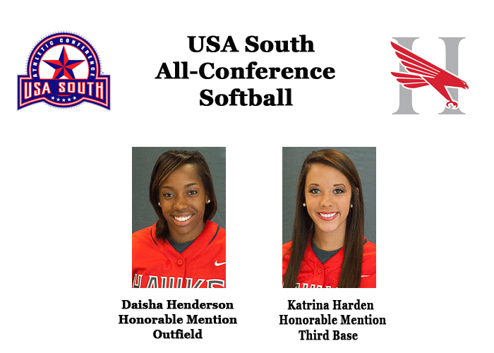 Henderson and Harden recognized on All-Conference softball team
