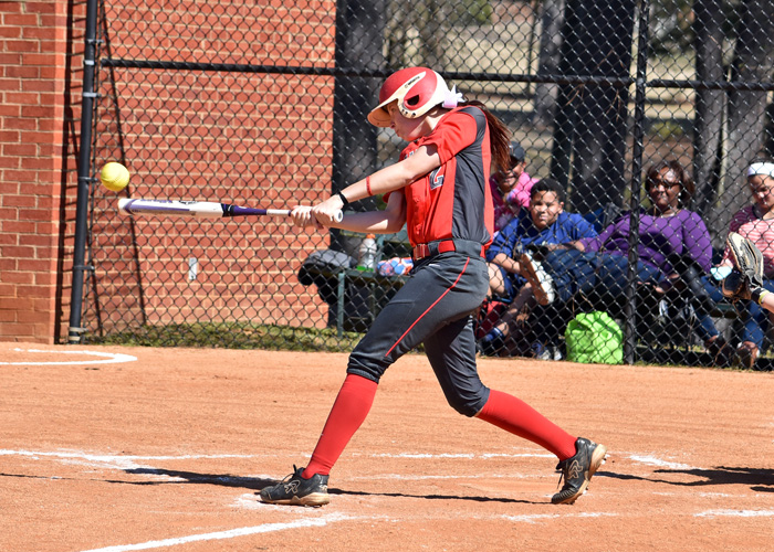 Lindsey Selph was 3-for-4 with a solo home run in Saturday's doubleheader with North Carolina Wesleyan. Selph was also the winning pitcher in Game 2.