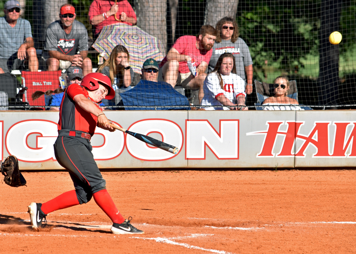 Alyssa Singleterry had three hits, two runs, an RBI and a triple in Friday's doubleheader with LaGrange in the first round of the USA South Athletic Conference Tournament.