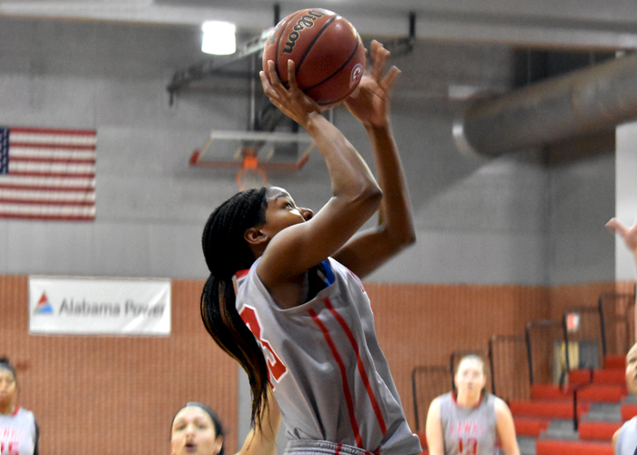 Shaonica Thomas had 22 points, eight rebounds and three blocks in Wednesday's 85-72 win over Covenant in the opening round of the USA South Tournament.