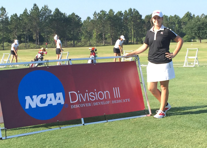 Cahoon completes Rd. 1 of Division III Women’s Golf Championships