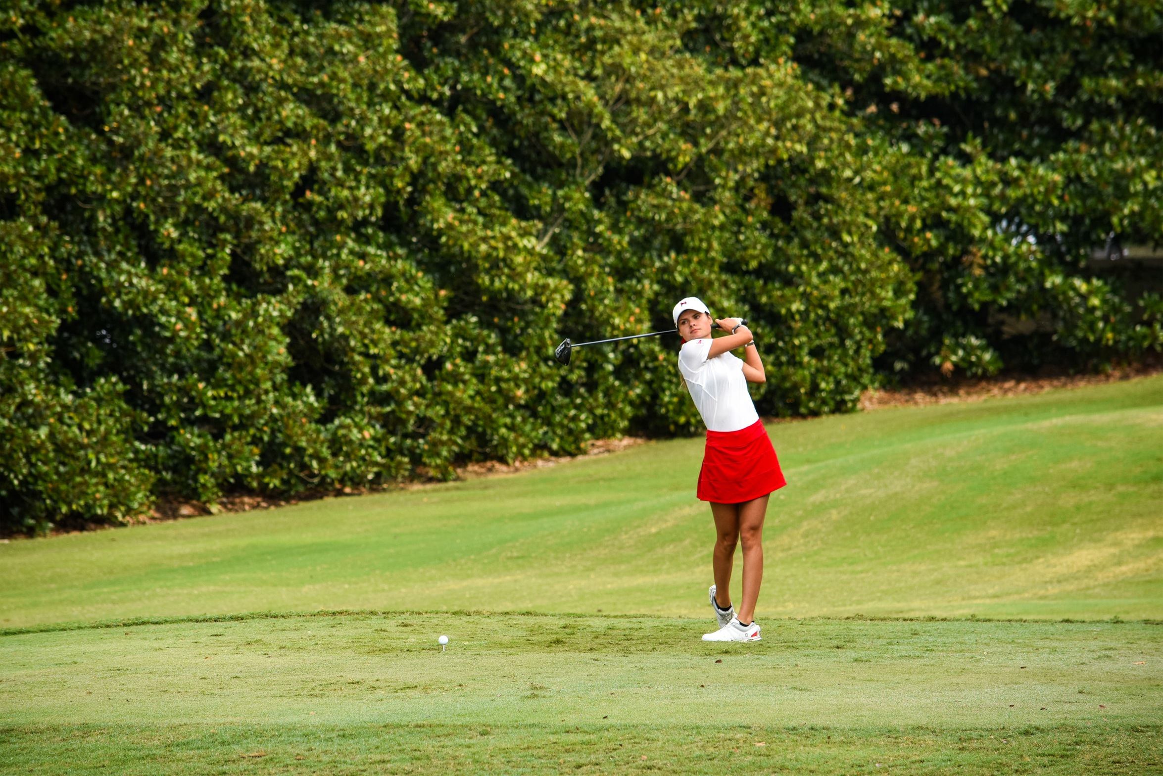 Hawks lead after round 1 of the Chick-fil-a Collegiate Invitational