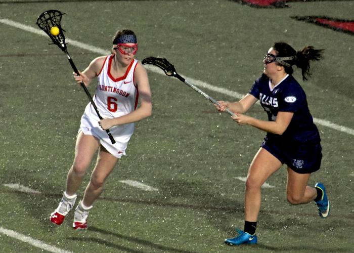 Kailey Laudicina had five goals and one assist in Saturday's season-opening win over Dallas.